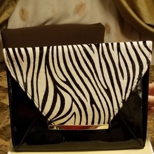 Zebra calf hair purse from Aldo's